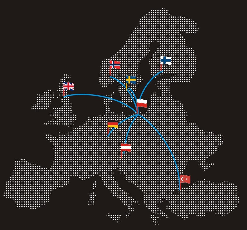 PARTNERZY Auto-CUBY Sp. z o.o rozwinęła w Europie sieć dystrybucji i serwisu.