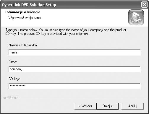 UWAGA: Jeżeli programy PowerProducer lub PowerDirector są już zainstalowane, odinstaluj je przed przystąpieniem do instalacji dostarczonego programu CyberLink DVD Solution. Digital Photo Navigator 1.