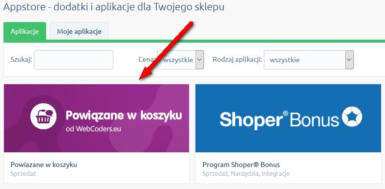 W oknie instalacji aplikacji zostaną wyświetlone informacje o niezbędnych