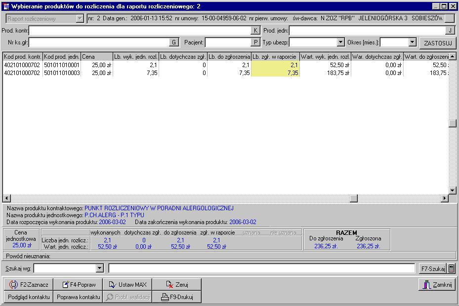 13 SWD - XML raport rozliczeniowy (6/12)