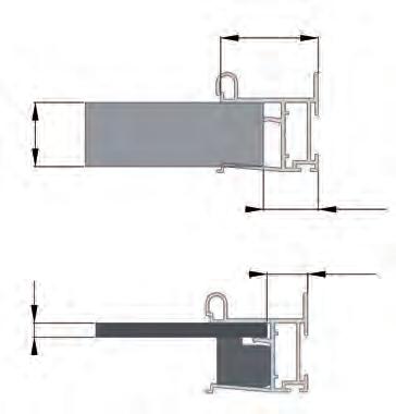 System VISTA (18/) MONTAŻ SKRZYDŁA Odległość pomiędzy klinami max 30 cm.