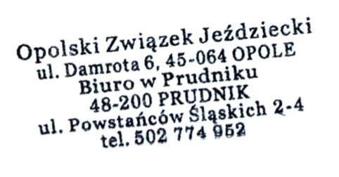 Konkurs nr.7 kl. "LL " dokładności bez rozgrywki (art.238.1.1) Konkurs nr 8 Finał Pucharu MOSZNEJ Kategoria GOLD kl. "L" zwykły (art. 238.2.1) w przypadku równej ilości pkt.