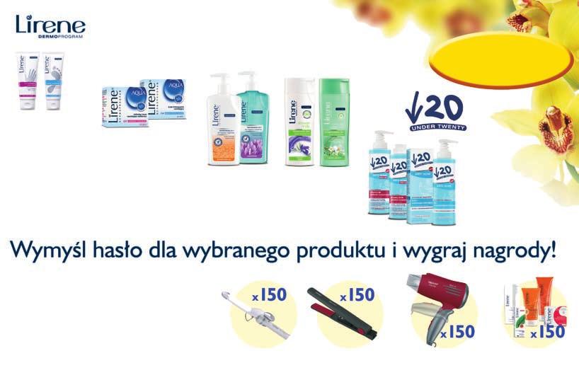Letnia fala nagród Wypełnij kupon i wygraj jedną z nagród akcja trwa: 9.06-04.