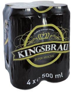 krzem, potas, wapń Kingsbrau to piwo typu pilzneńskiego (pils) czyli