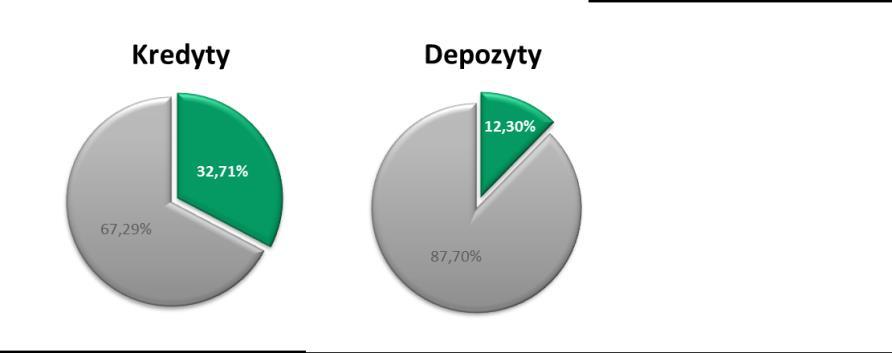 Segment Agro koncentracja na utrzymaniu pozycji rynkowej oraz wzroście rentowości Wynik z działalności bankowej (mln zł) 247,6 16,0 60,1 +4,3% 258,2 7,6 71,1 Wynik na działalności handlowej i