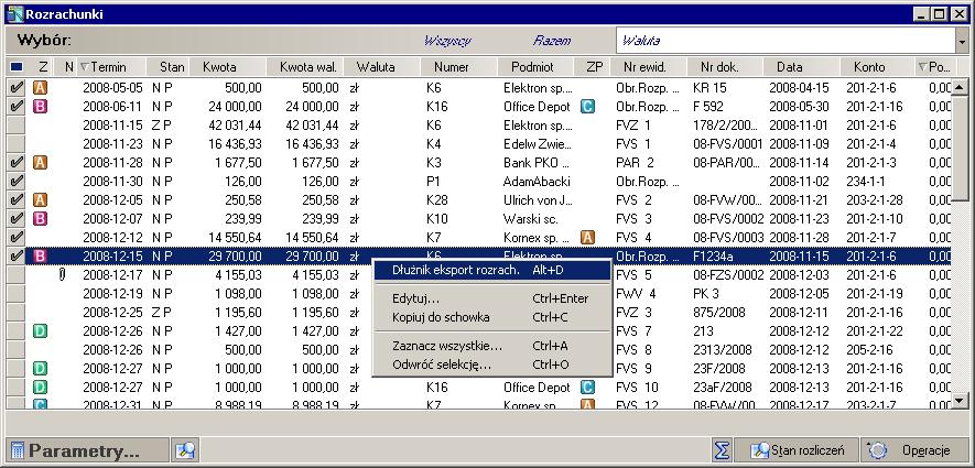 Współpraca programu Symfonia Finanse i Księgowość z programem PC Dłużnik, Sage sp. z o.o. Strona 6 z 8 3.