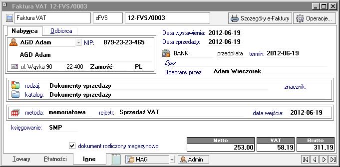 Podstawowe pojęcia i dane 113 Rys. 3-29 Widok strony Inne.
