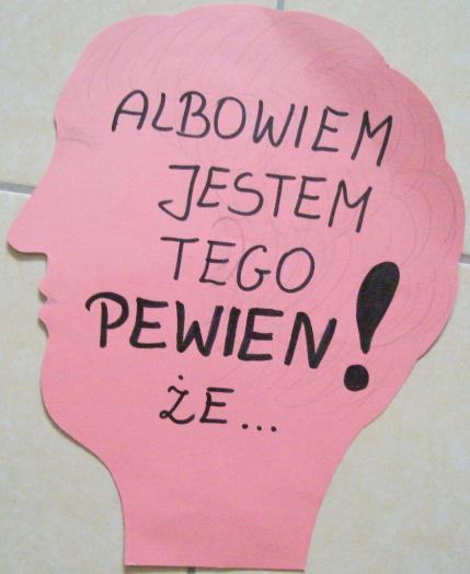 Wszyscy czytają wspólnie: Albowiem jestem tego pewien, że - Czego możemy być pewni, czemu możemy wierzyć, ufać?