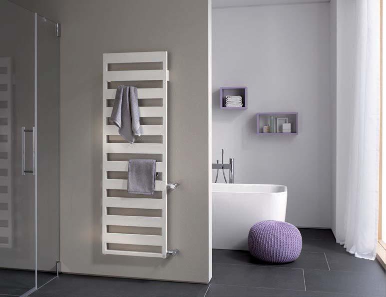 Casteo -D Zalety produktu W Grzejnik modernizacyjny o zmiennym rozstawie przyłączy bocznych przeznaczony do ogrzewania ciepłą wodą W Łatwa wymiana grzejników żeliwnych i grzejników płytowych W