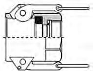 Szybkozłącza CAMLOCK Fast couplings CAMLOCK Schnellsteckverbinder CAMLOCK Быстрые соединители CAMLOCK Rozmiar / Size Materiał / Material