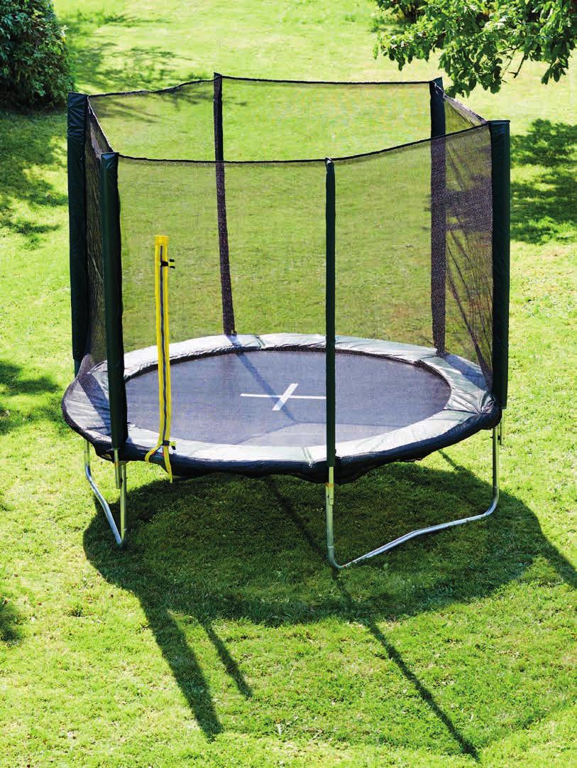 21 Trampolina Ś305 cm 649,- 500,- Ś426 cm 1199,- 950,- (dostępna tylko online) Drabinka STOJ W96 cm 99,-