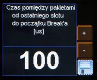 2. Długość MAB (Mark after break) jest to po prostu odstęp czasowy po Break'u, który występuje w każdym pakiecie według standardu DMX-512.