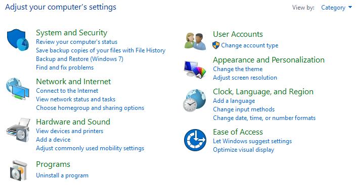 Połączenia sieciowe (Windows 10) hhsieć przewodowa 1.