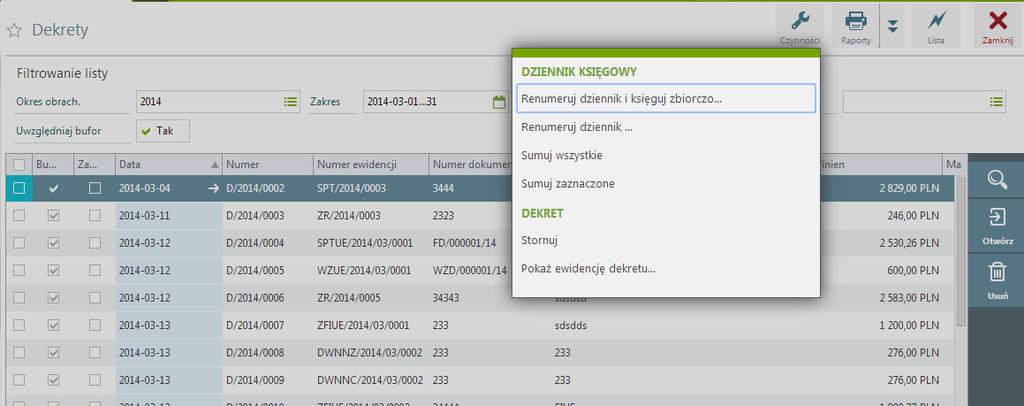 Księgowość Dziennik księgowy i księgowanie na czysto Dziennik - Dekrety i zapisy księgowe Obroty i salda Zestawienia księgowe Plan kont Zaliczka na podatek CIT-8 Załączniki (CIT-0, CIT-D, CIT-ST/A)