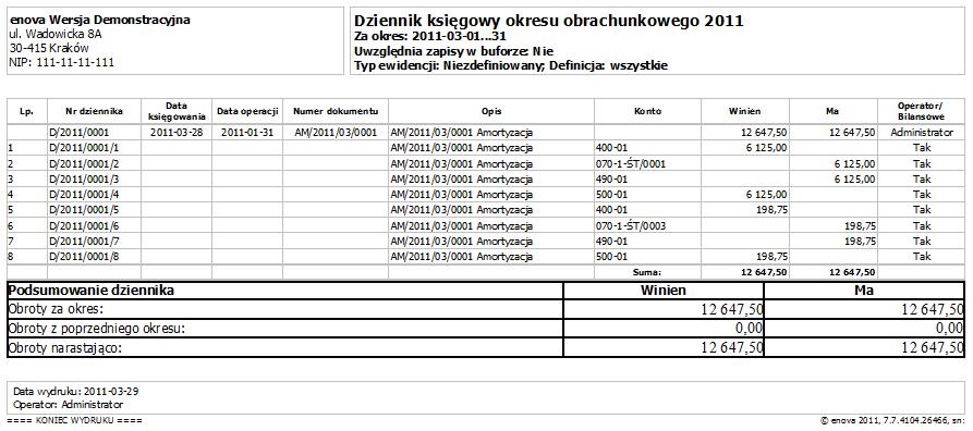 Po wykonaniu renumeracji następuje księgowanie dekretów z datami nie późniejszymi niż graniczna data wskazana w parametrach czynności.