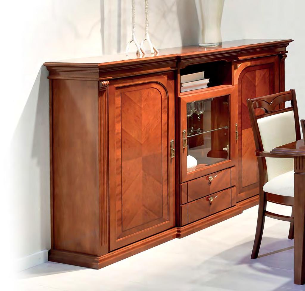 VERDI Massivo 2016 kredens 3D2S 7490-04, 1 x lustro 7490-10