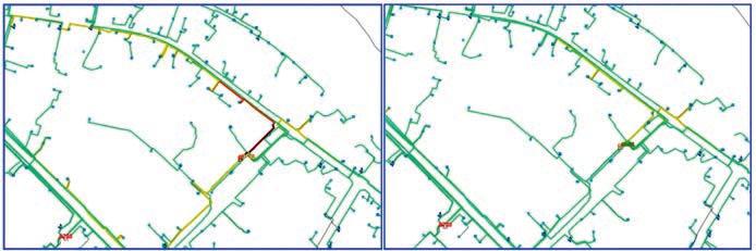 The initial energy losses in the normal system System optimisation requires 17 switchings Tab. 2.