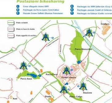 podróży). Rimini jest typowym przykładem systemu C entro in bici z dosyć długim przeciętnym okresem wypożyczenia (480 minut). Jest tak z uwagi na to, że podróże multimodalne nie są możliwe. Rys.
