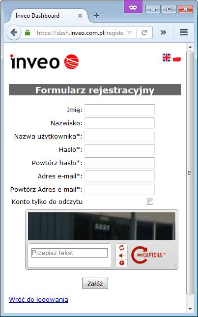 pl Po aktywacji usługi Enable Inveo Dashboard w zakładce Administration moduł wysyła na serwer aktualny stan wejść/wyjść.
