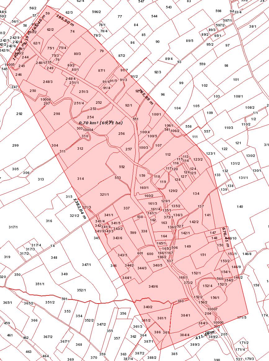 podobszaru: 69,71 ha; Ludność