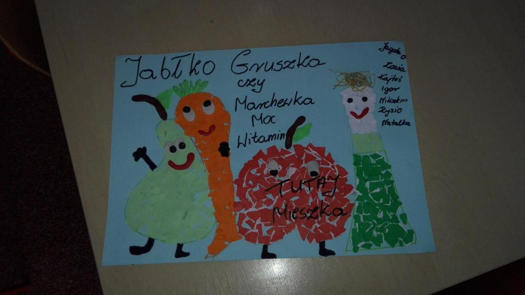 Mówiliśmy jak należy się ubierać podczas mroźnych dni. Poznaliśmy przymiotniki zdrowy chory. W trzecim tygodniu stycznia rozmawialiśmy o mroźnej krainie Antarktydzie.