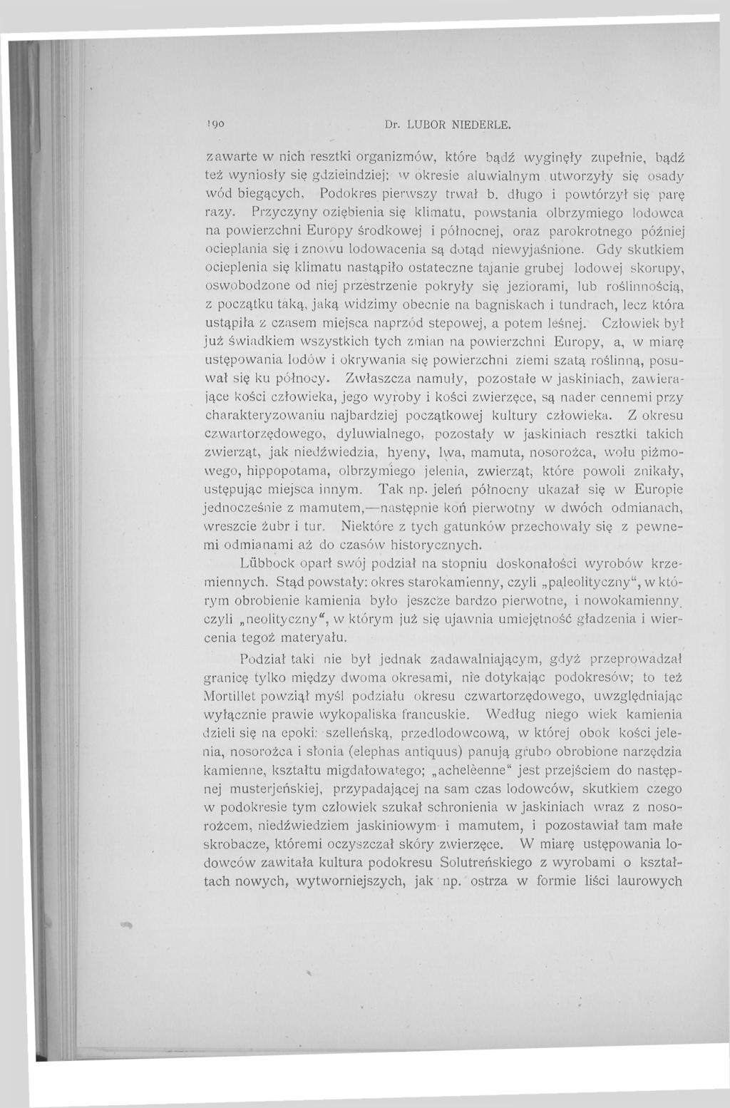 190 Dr. LUBOR NIEDERLE.