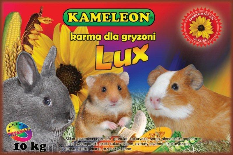 LUX pokarm dla królików i gryzoni 10kgworek,3l,1lwiaderko Skład: pszenica,jęczmień, kukurydza, granulat, ekstrudy kukurydziane,