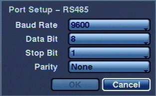 NDR-HA1104 1.0 version - User s manual RECORDER MENU Under the ID header you can set the identification number for PTZ cameras. These settings should correspond to the camera settings.