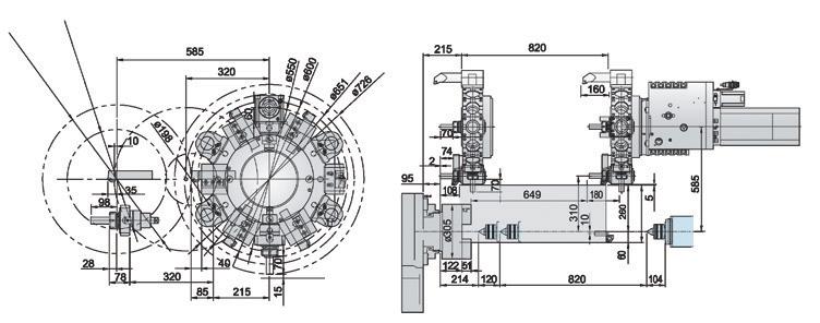 DUGARD 400/500 L/MC/LMC Tokarki CNC System narzędziowy 400MC System narzedziowy 400 Nóż do planowania Blok mocowania Nóż do toczenia śred. zewn.