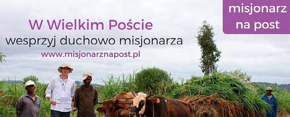 nadmiernego Internetu, gier komputerowych, słodyczy, bądź robieniem dodatkowego dobra wspierać duchowo misjonarzy. Można oczywiście wszystkimi tymi elementami.