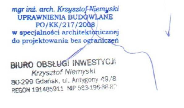 Errata do: OPIS TECHNICZNY DLA PROJEKTU BUDOWLANO WYKONAWCZEGO