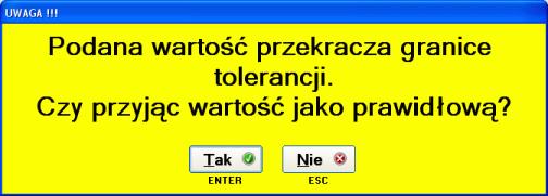 Liczba kolumn danych każdego parametru, zależy od zastosowanego do jego nadzorowania typu karty kontrolnej (zwykła X-R, średnia ruchoma, Tak/Nie) i zdefiniowanej w programie kontroli liczności próbki