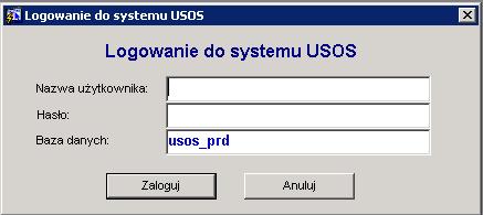 1. Logowanie do systemu. Logowanie do sytemu odbywa się poprzez podanie nazwy użytkownika i hasła w odpowiednich polach: * PAMIĘTAJ!