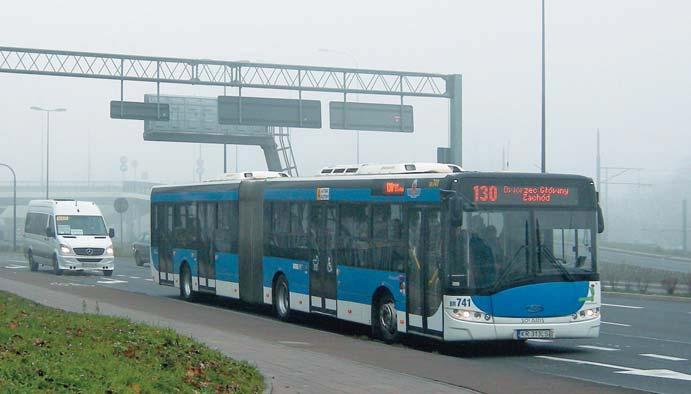 Solaris Urbino 18 w barwach MPK Kraków sp. z o.o. W dalszym ciągu głównym rynkiem eksportowym Solarisa są Niemcy.