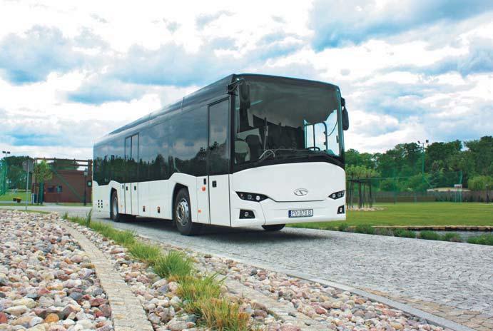 Solaris MetroStyle Najdłuższy z autobusów oferowanych przez Solarisa przegubowy Urbino 18,75 Nowy Solaris InterUrbino 16 elektroniczną tablicę kierunkową.