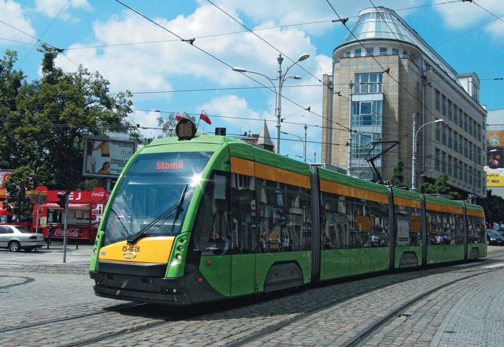 Solaris Tramino w barwach MPK Poznań Plany na rok 2013 Portfel zamówień na 2013 r. wygląda obiecująco.