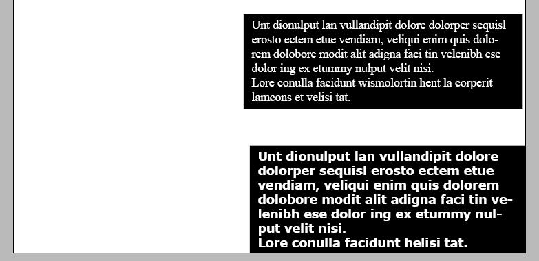 Porady dla łamiących Akcenty graficzne Nie nadużywaj tekstu negatywowego.