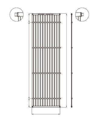 TECHNIKA 1 5 4 2 3 6 Kontrłaty 2 Płyta gips-karton 3 Izolacja Panele aquatherm black system (podłączenie typu 50) 5 Łącznik rurowy giętki lub register PP (81039 lub 81006) 6 Przewód przyłączeniowy