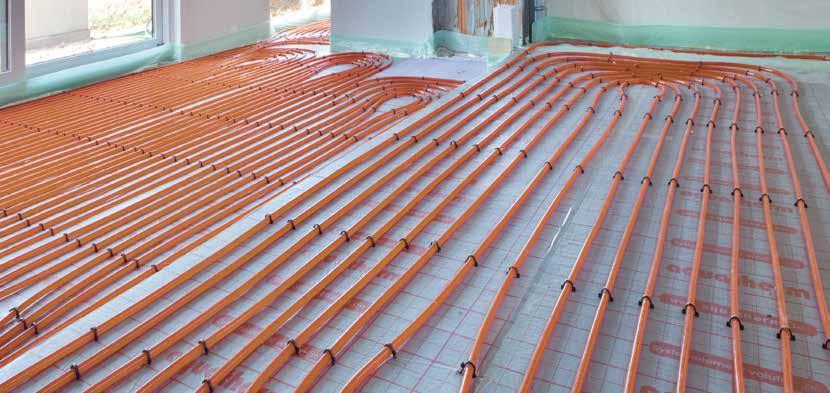aquatherm orange SYSTEMY OGRZEWANIA I CHŁODZENIA PŁASZCZYZNOWEGO Już wkrótce po