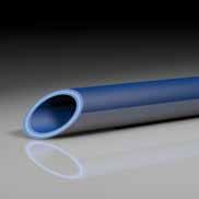 aquatherm blue pipe SDR 7,4 / 11 MF OT Budowa rury: Cecha szczególna: MF = wielowarstwowa wzmocniona włóknem szklanym OT = tlenoszczelna fusiolen PP-R Seria: SDR 7,4 / S 3,2 & SDR11 / S 5 Standardy: