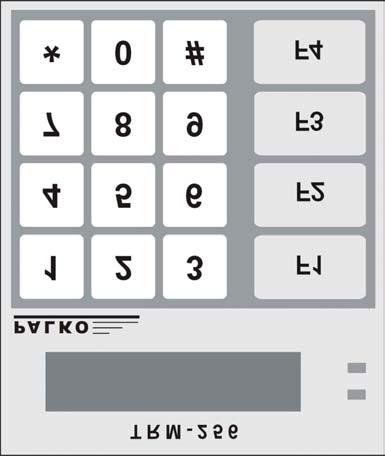 PALKO 00-625 Warszawa ul. Polna 10/14 47 Instrukcja obsługi systemu LSM-256 wer.4.20 Wygląd klawiatury 12.