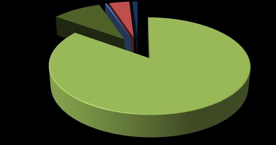 grunty leśne, obszary zadrzewione i zakrzewione 9,7% wody powierzchniowe 0,3% grunty zabudowane i zurbanizowane 3,5% nieużytki i tereny inne 1% Wykres 1.
