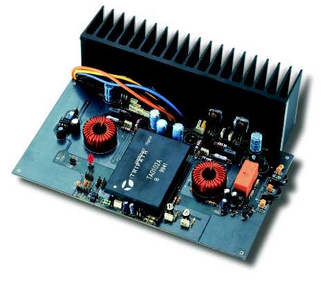 Wysokosprawny P R O J E K wzmacniacz T Y audio 2x250W Wysokosprawny wzmacniacz audio 2x250W, część 1 AVT 5015 Na rynku uk³adûw scalonych do wzmacniaczy audio d³ugo panowa³ zastûj.