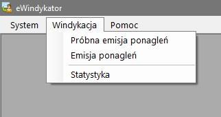 Próbna emisja ponagleń Po określeniu wszystkich opisanych powyżej parametrów możemy przeprowadzić próbną emisję ponagleń.