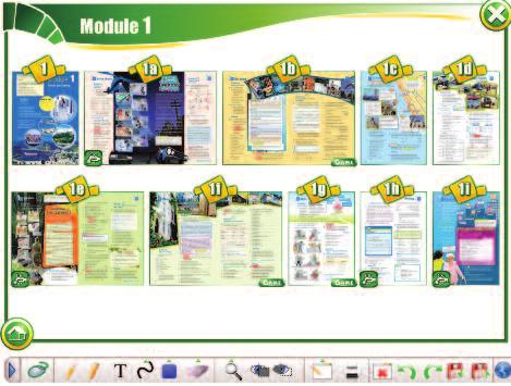 Przykładowo, aby wejść do Modułu 1, kliknij cyfrę 1 lub napis Home and away (ilustr. 6). ilustr. 6 W menu modułu (ilustr.