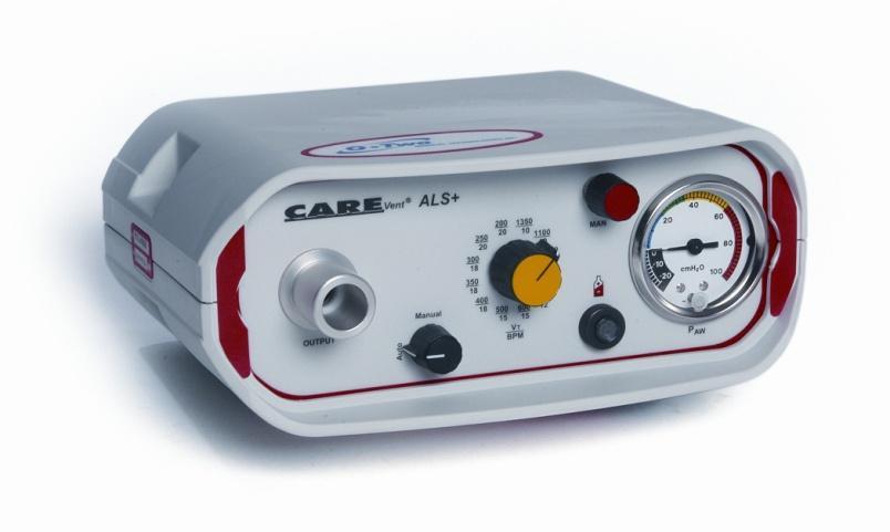 CAREvent ALS + RESPIRATOR CAREvent ALS+ 01CV4000-PO Pneumatyczny respirator transportowy CAREvent ALS+, umożliwia prowadzenie wentylacji ręcznej i automatycznej u osób od ok.