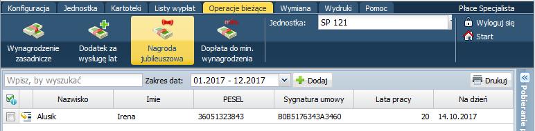 Płace VULCAN. Jak naliczyć nauczycielowi przysługującą mu nagrodę jubileuszową? 3/6 Dzień, w którym nauczyciel nabywa prawo do nagrody, wynika ze stażu pracy.