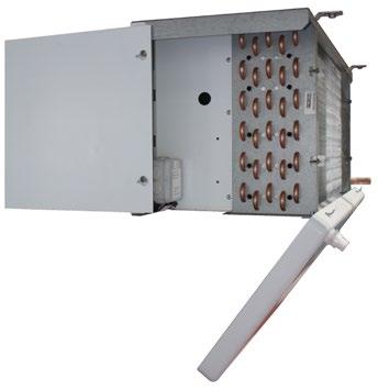 ZASTOSOWANIE OPCJI Równomierna dystrybucja nawiewu powietrza Opcja RFA - Deflektor strumienia powietrza (streamer).