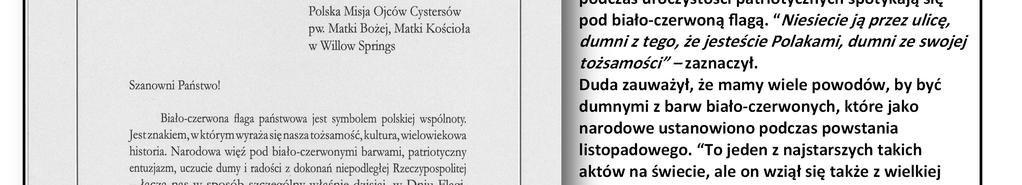 Jacka oraz Związek Podhalan w Ameryce Północnej. Odznaczenia otrzymały osoby godne, zasłużone dla ojczyzny.