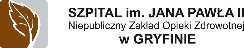 Karta prywatyzacji spółki Szpital Powiatowy w Gryfinie Sp. z o.o. z siedzibą w Gryfinie ETAPY I. Informacje podstawowe dotyczące prywatyzowanego podmiotu 1. Nazwa Szpital Powiatowy w Gryfinie: Sp.